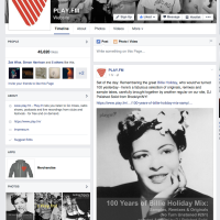 facebooks playfm set of the day billie holiday